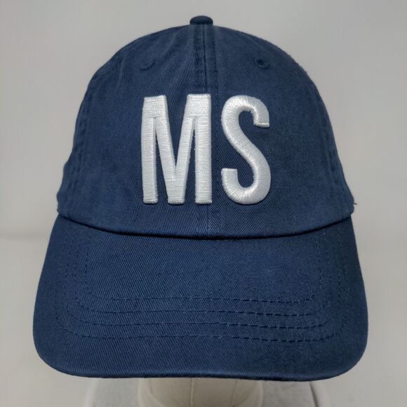 MS Slideback Hat Blue OSFM Adjustable Embroidered 6 Panel State of Mine - Picture 2 of 7